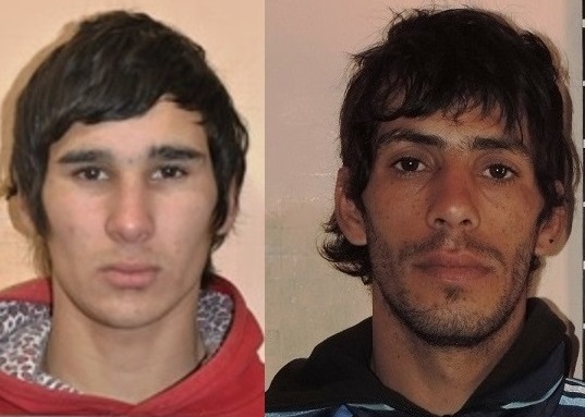 Garcia Florencio (izq.) y Vilche Rodríguez (der.), los dos buscados por un asesinato cometido el 1| de enero.