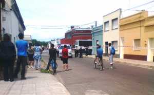 Accidente fatal en la esquina de calles Ramirez y Sarandí de la ciudad de San Carlos 