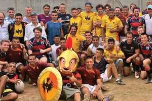 Espartanos de Argentina, enfrenta al equipo de rugby Fénix, creado en el centro de reclusión Las Rosas de Maldonado