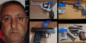 Ruben Antonio Rossa Avedissan, entre otros delitos está imputado por encubrimiento de la rapiña. En la casa donde se encontraba, se incautaron drogas y 4 armas de fuego.