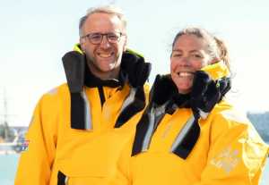 David Sautret y Lorraine OHanlon, estarán al mano del velero del YCPE