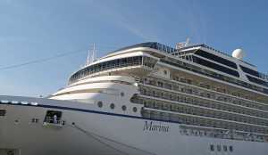 Crucero "Marina", el primero de la temporada en arribar a Punta del Este.