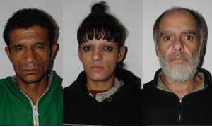 Los tres imputados tenía antecedentes penales: Gómez Ceballos, Maldonado Bargas, y Bengoa Hernández