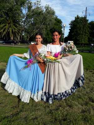 Noelia Mozzo y María José Díaz tras la elección realizada el domingo.