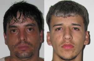 Tassano Reyes y Barboza Garandán, dos de los imputados que ya arrastraban otros antecedentes penales.