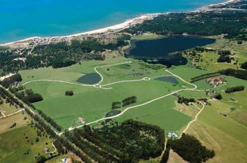 Vista aérea del fraccionamiento Laguna Estates, objetivo poco habitual para la delincuencia.