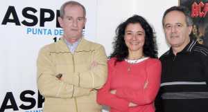 Ejes de "Frecuencia Abierta"; Ricardo Almada, Karina Olivera y Jorge Méndez.