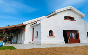 Esta es la imagen actual de la estación de Garzón