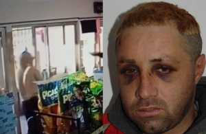 Américo Leonardo Lobato Ramos, el sujeto que esperó al atracador a bordo de una moto, en la que huyeron de la zona del frustrado atraco.