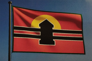 El diseño ganador que será desde ahora la bandera oficial de Piriápolis.