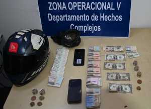 Lo incautado durante la detención de los responsables del homicidio