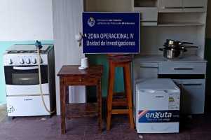 Parte de los efectos recuperados por la Policía.