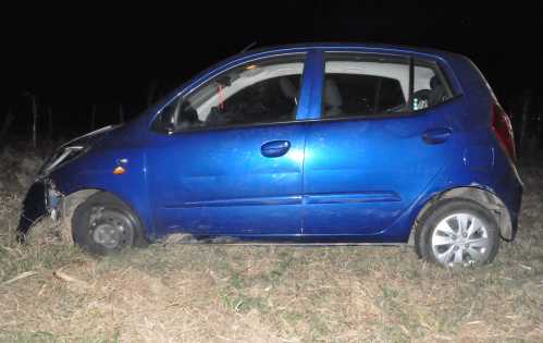 Este es el coche del establecimiento, encontrado abandonado en La Alameda.