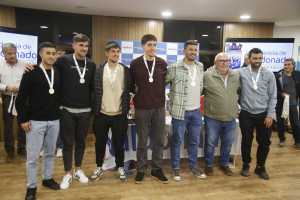 Abella con los campeones