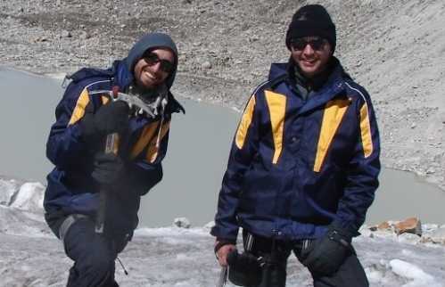 Gaspar González y Mauricio Montañés, los fernandinos que escalarán el Aconcagua. 