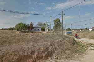 Zona periferia de San Carlos donde los ladrones fueron acorralados por la Policía y terminaron cubriendo su huida hacia los campos a balazos.