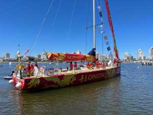 El "Quingdao" cerró el arribo de la flota de la Clipper a Punta del Este.