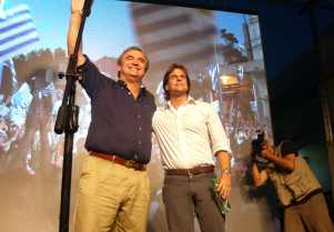 Fórmula presidencial del Partido Nacional cerró su campaña en San Carlos. 