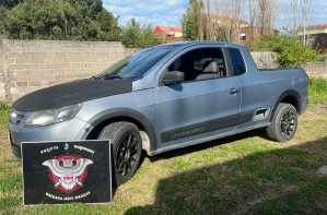 La camioneta dentro de la cual se encontró casi un kilo de clorhidrato de cocaína. 