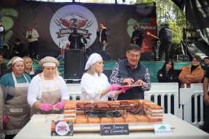 La fiesta del chorizo también tuvo su torta