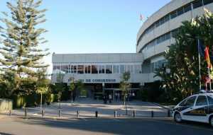 Instalaciones del Palacio de Congresos y Exposiciones de Torremolinos en España. 