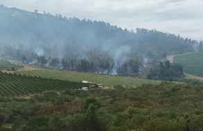El cerro del Toro se ha continuado quemando y estallaron otros incendios en Maldonado