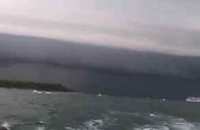 Hubo alerta máxima en la costa de Maldonado por vientos que alcanzaron los 110 kmts./hora