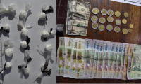 Viajaba en moto con un amigo y cuando le revisaron el morral encontraron 12 dosis de cocaína
