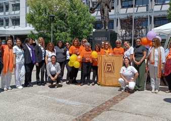 Jornada “Me comprometo a una vida libre de violencia” se realizó en explanada del edificio de la IDM
