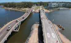 Puente ondulante 2 sobre el arroyo Maldonado quedará habilitado a mediados del mes de diciembre