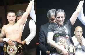 Histórica victoria de boxeadores de Maldonado: lograron 2 títulos mundiales en una sola velada