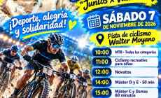 Juntos x Valentino: festival de ciclismo el 7 de noviembre